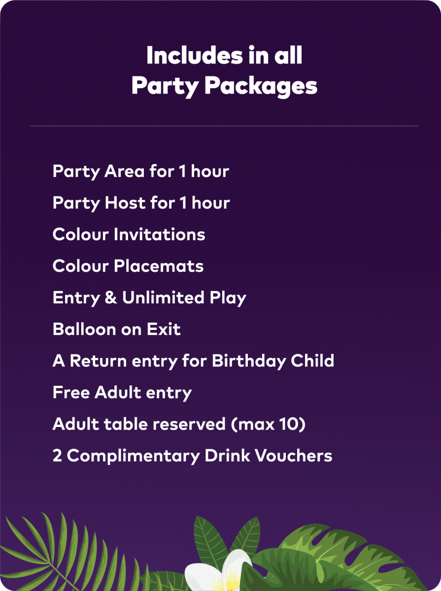 All inclusions packages